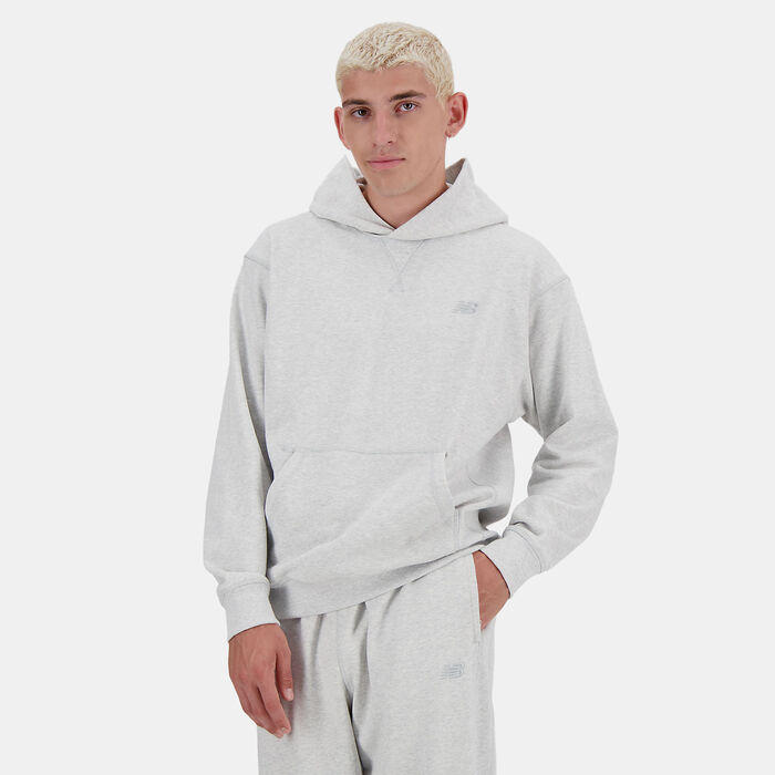 New Balance Men's Athletics French Terry Hoodie Grey image number 2
