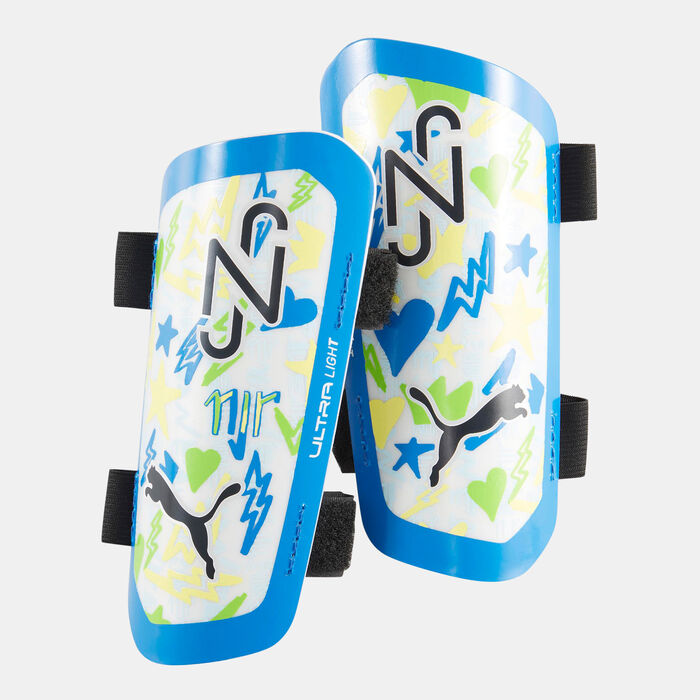 PUMA Neymar Jr ULTRA Light Strap Shin Guards White PUMA Neymar Jr ULTRA Light Strap Shin Guards White image number 0