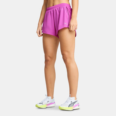 PUMA Women's VELOCITY Running Shorts Purple