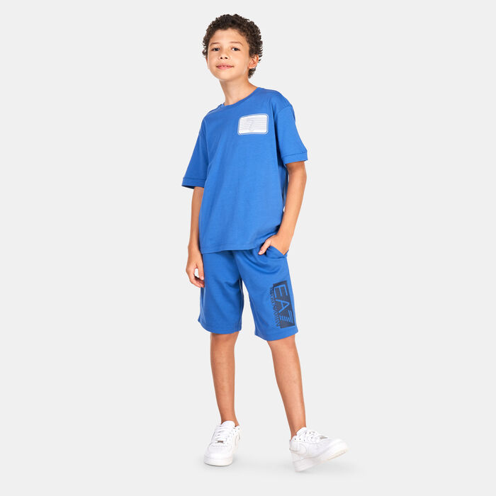 EA7 Emporio Armani Kids' Visibility Bermuda Shorts Blue image number 2