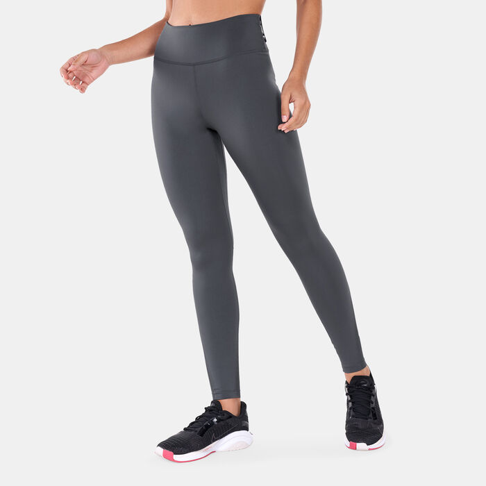 Nike Women's One Mid-Rise 7/8 Mesh-Panelled Leggings Grey Nike Women's One Mid-Rise 7/8 Mesh-Panelled Leggings Grey image number 0
