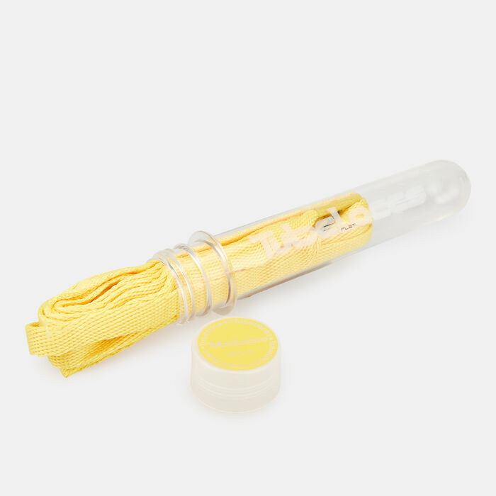 TUBELACES Flat Shoelaces yellow image number 1