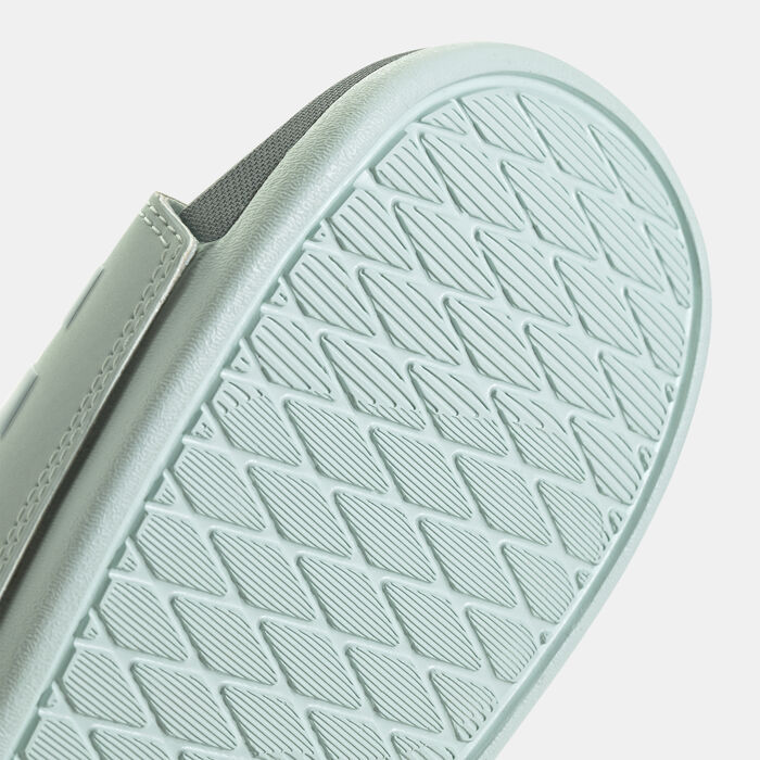 adidas Women's Adilette Comfort Slides Green adidas Women's Adilette Comfort Slides Green image number 5