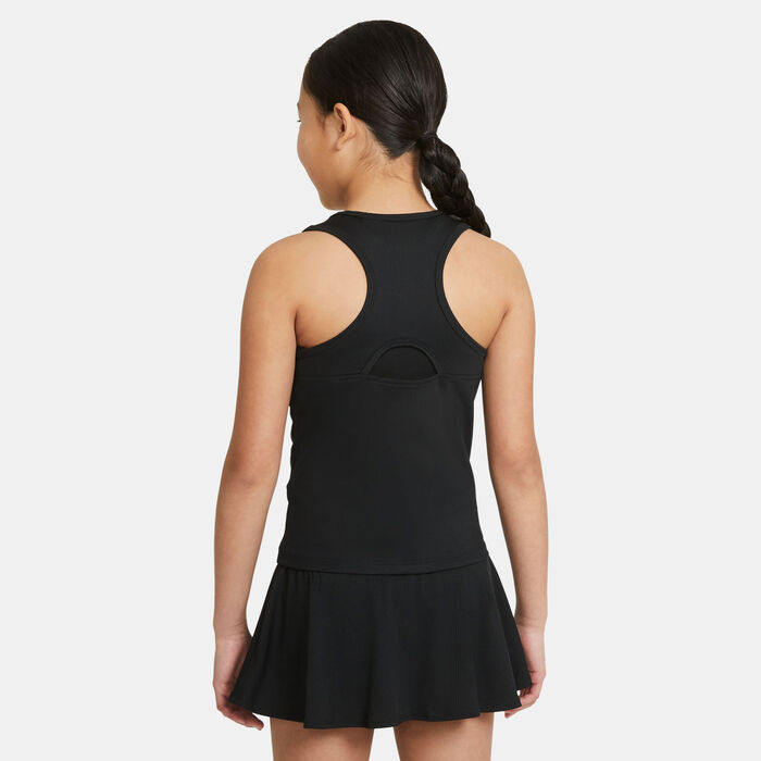 Nike Kids' Court Dri-FIT Victory Tank Top (Older Kids) Black Nike Kids' Court Dri-FIT Victory Tank Top (Older Kids) Black image number 1