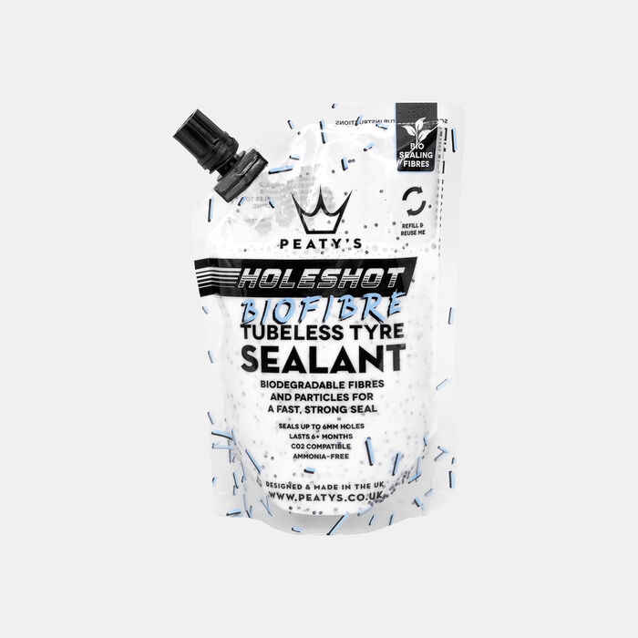 Peaty’s Holeshot BioFibre Tubeless Tyre Sealant - 120mL Multi-Color Peaty’s Holeshot BioFibre Tubeless Tyre Sealant - 120mL Multi-Color image number 0