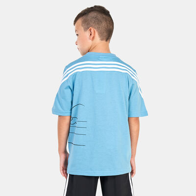 adidas Kids' Disney Mickey Mouse T-Shirt Blue