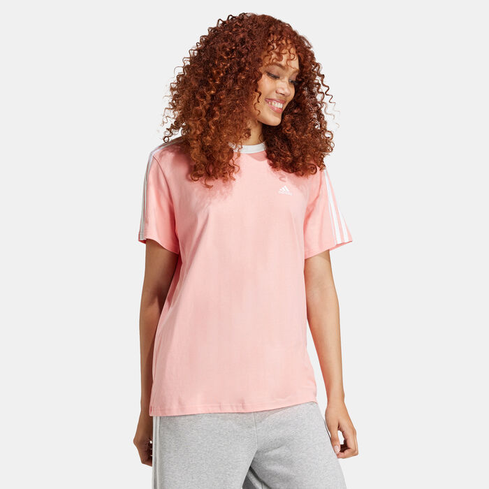 adidas Women's Essentials 3-Stripes T-Shirt Black adidas Women's Essentials 3-Stripes T-Shirt Black image number 2