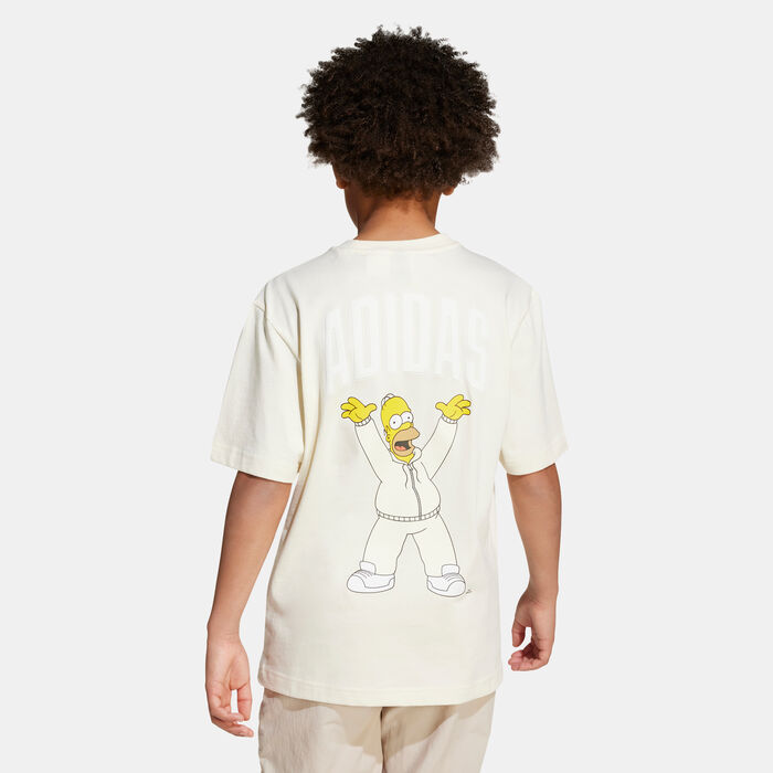 adidas Kids' The Simpsons T-Shirt White adidas Kids' The Simpsons T-Shirt White image number 1