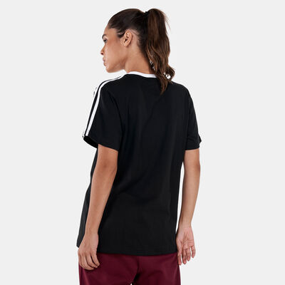 adidas Women's Essentials 3-Stripes T-Shirt Black