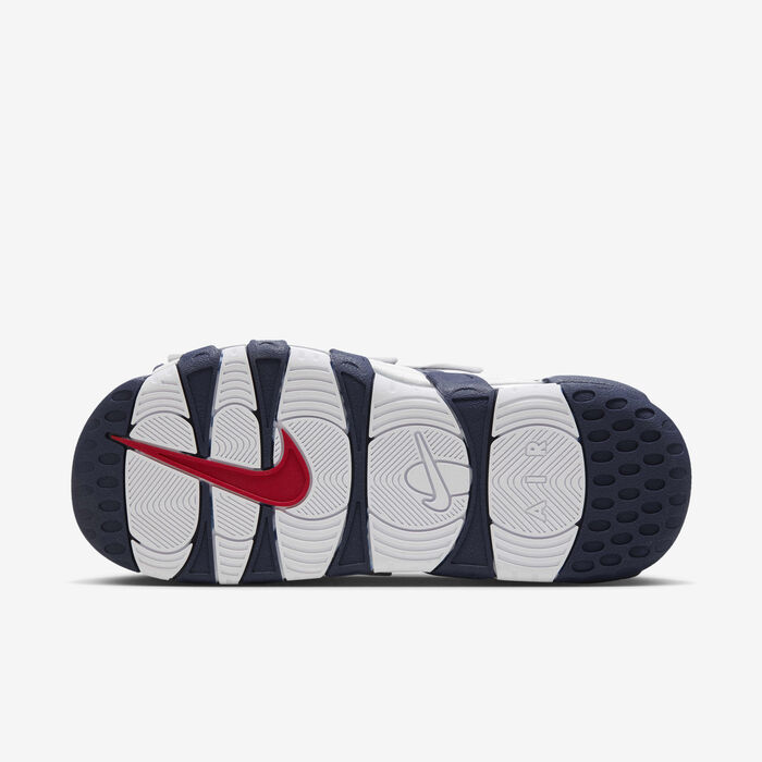 Nike Men's Air More Uptempo Slides Blue Nike Men's Air More Uptempo Slides Blue image number 2