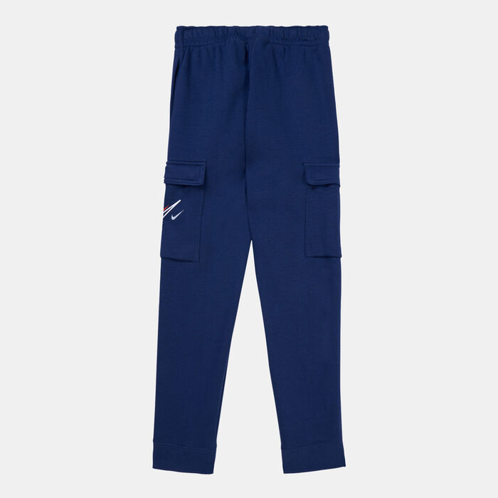 Nike Kids' Sportswear Fleece Cargo Trousers (Older Kids) Blue image number 1
