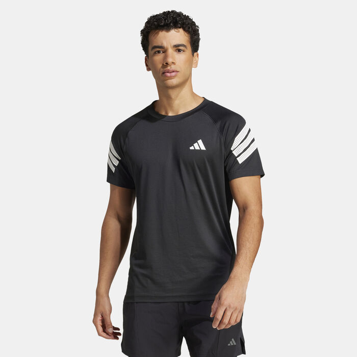 adidas Men's Icon 3-Stripes Training T-Shirt Black adidas Men's Icon 3-Stripes Training T-Shirt Black image number 0