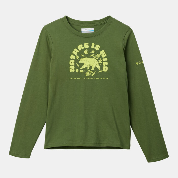 Columbia Kids' Dobson Pass Graphic T-Shirt Green Columbia Kids' Dobson Pass Graphic T-Shirt Green image number 0