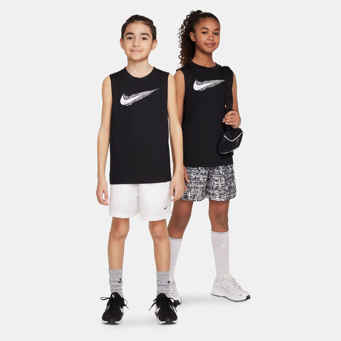 Nike Kids' Multi Dri-FIT Sleeveless T-Shirt Black Nike Kids' Multi Dri-FIT Sleeveless T-Shirt Black image number 2