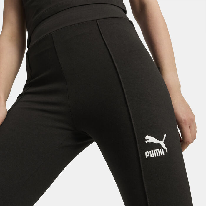 PUMA Women's Classics Flared Leggings Black image number 4