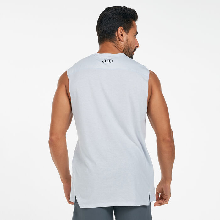 Under Armour Men's Project Rock Show The Work Tank Top Grey Under Armour Men's Project Rock Show The Work Tank Top Grey image number 1