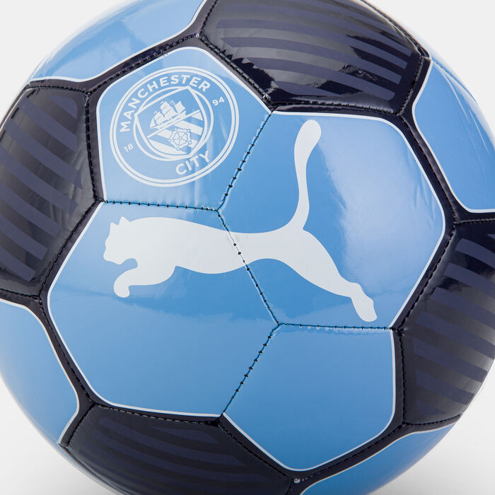 PUMA Manchester City ftblESSENTIALS Football Blue PUMA Manchester City ftblESSENTIALS Football Blue image number 2
