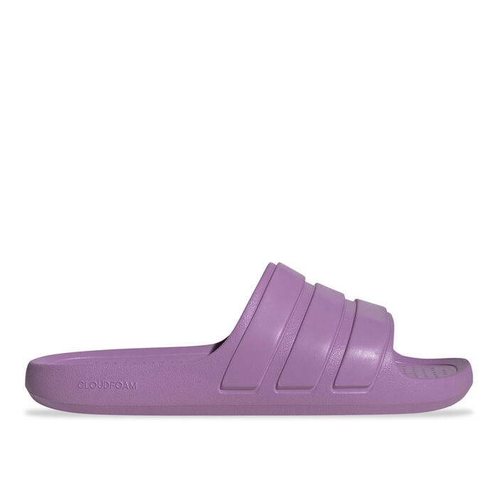 adidas Men's Adilette Flow Slides Purple adidas Men's Adilette Flow Slides Purple image number 1