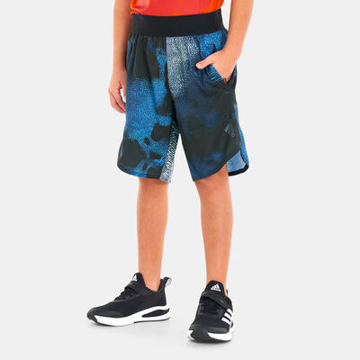 adidas Kids' Aeroready HIIT Training Shorts White adidas Kids' Aeroready HIIT Training Shorts White