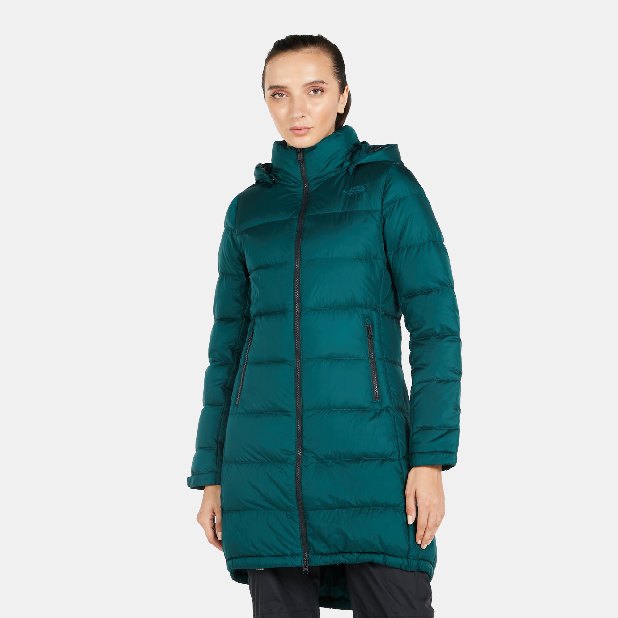 North face metropolis parka green shop