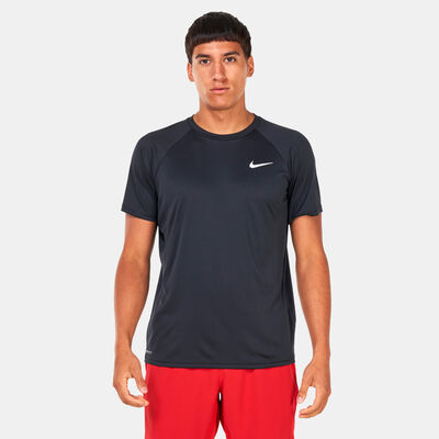 Nike Swim Men's Hydroguard Swimming Top Black Nike Swim Men's Hydroguard Swimming Top Black