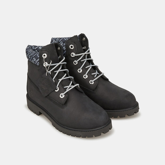 Timberland Kids' Premium 6-Inch Waterproof Boot Black image number 1