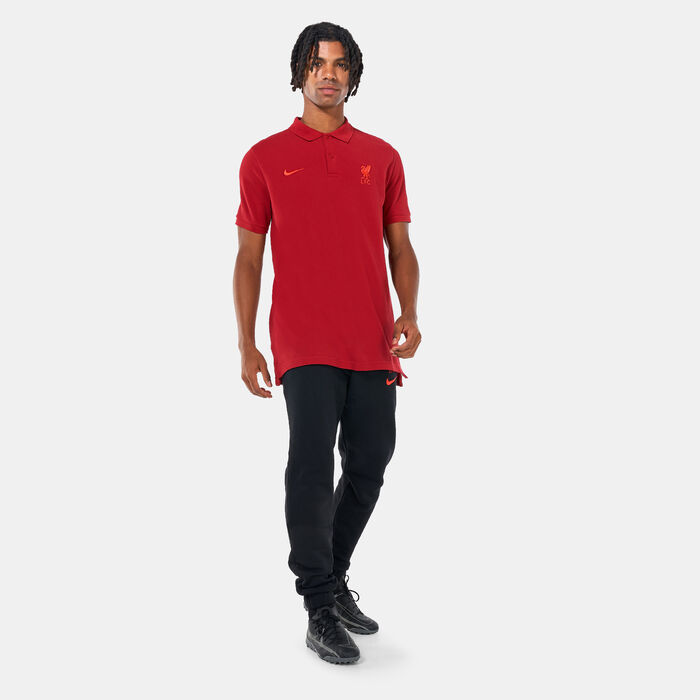 Nike Men's Sportswear Liverpool F.C. Polo Shirt Brown Nike Men's Sportswear Liverpool F.C. Polo Shirt Brown image number 2