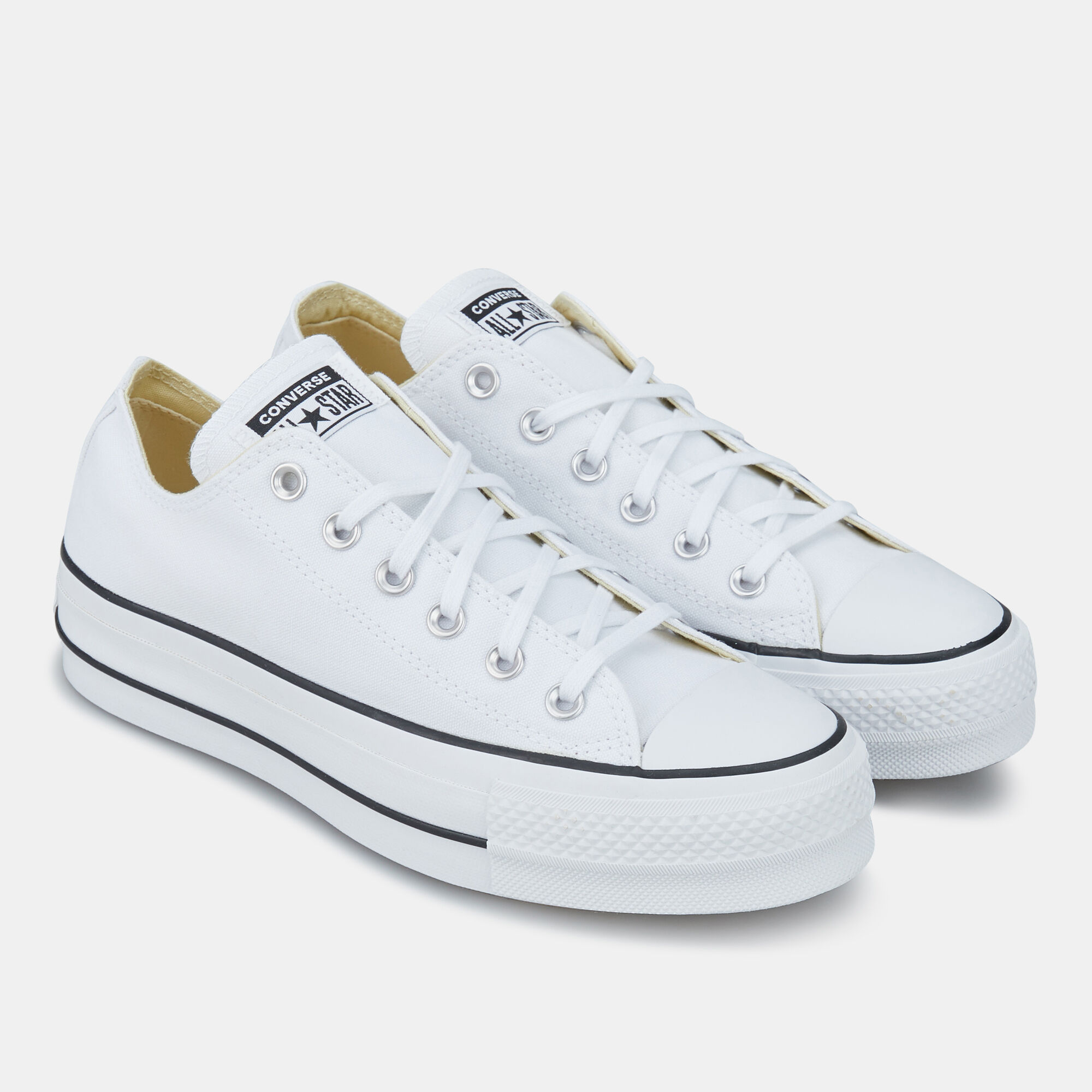 Buy Converse Chuck Taylor All Star Platform Ox Unisex Shoe White in KSA SSS