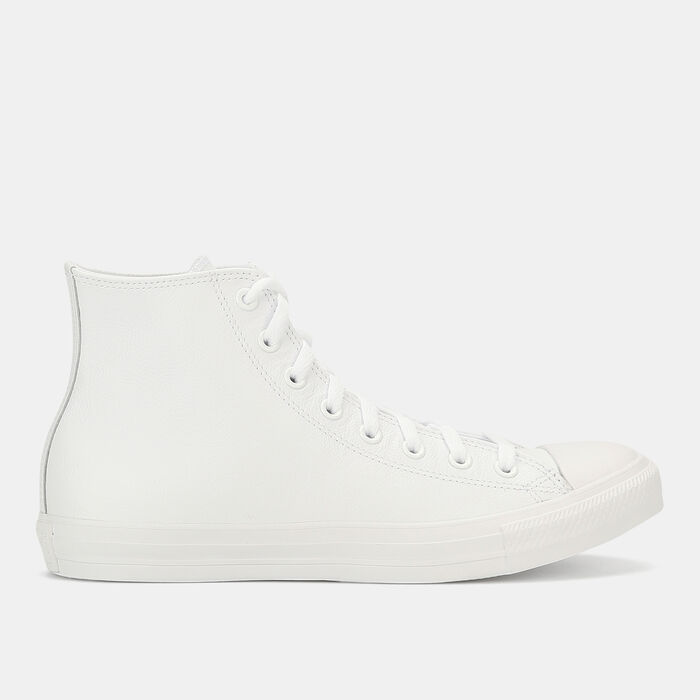 Converse Chuck Taylor All Star Leather Mono Unisex Shoe White image number 1