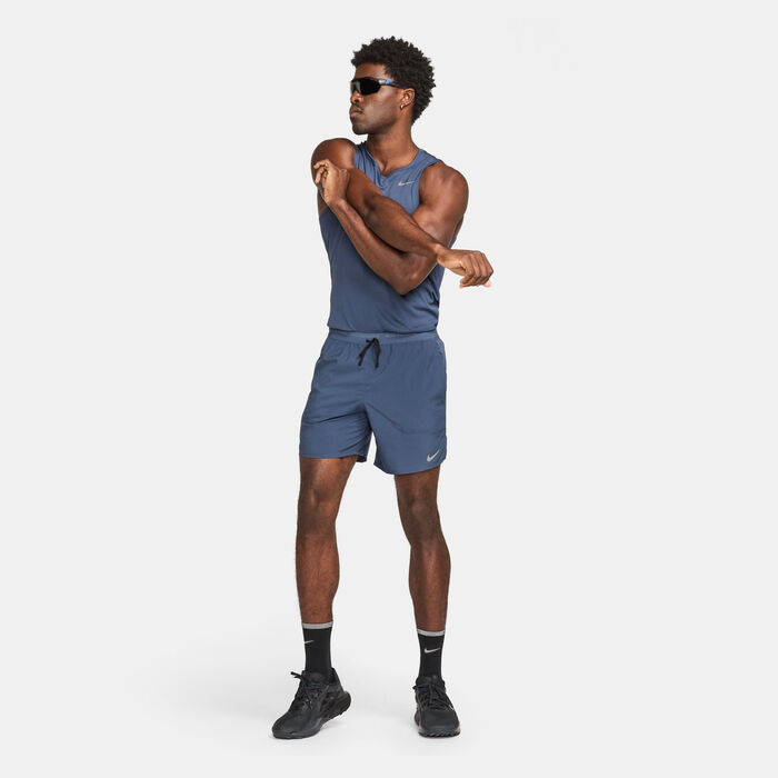 Nike Men's Stride Dri-FIT Running Shorts Blue Nike Men's Stride Dri-FIT Running Shorts Blue image number 2