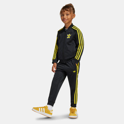 adidas Originals Kids' Smiley World SST Tracksuit Black adidas Originals Kids' Smiley World SST Tracksuit Black