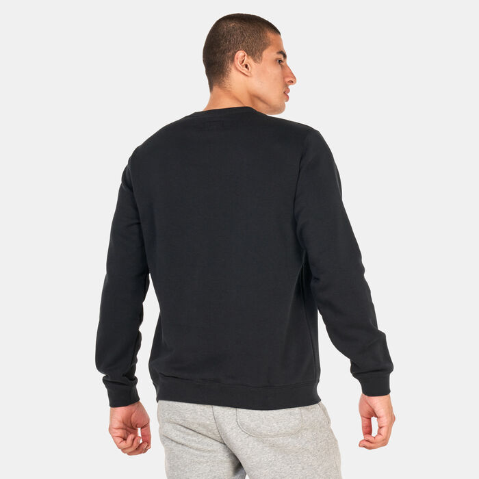 Converse Star Chevron Embroidered Sweatshirt Black Converse Star Chevron Embroidered Sweatshirt Black image number 1