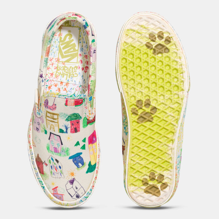 Vans Women's Vault x Collina Strada Classic Slip-On Shoes Multi-Color image number 3