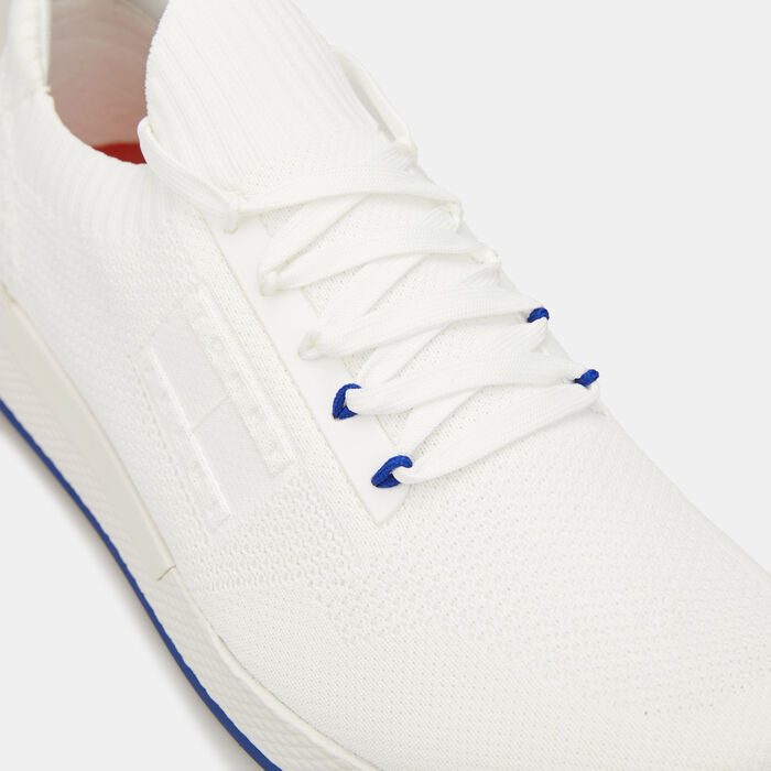 Tommy Hilfiger Men's Knitted Running Shoe White Tommy Hilfiger Men's Knitted Running Shoe White image number 4