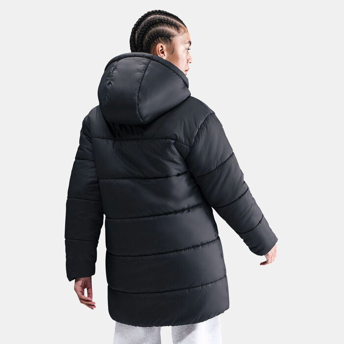 Nike Women's Sportswear Classic Therma-FIT Hooded Parka Black image number 1