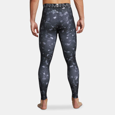 Under Armour Men's HeatGear Printed Leggings Black