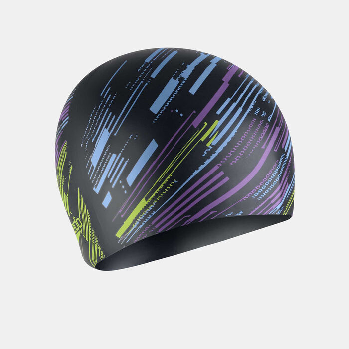 Speedo Reversible Moulded Silicone Swimming Cap Multi-Color Speedo Reversible Moulded Silicone Swimming Cap Multi-Color image number 1