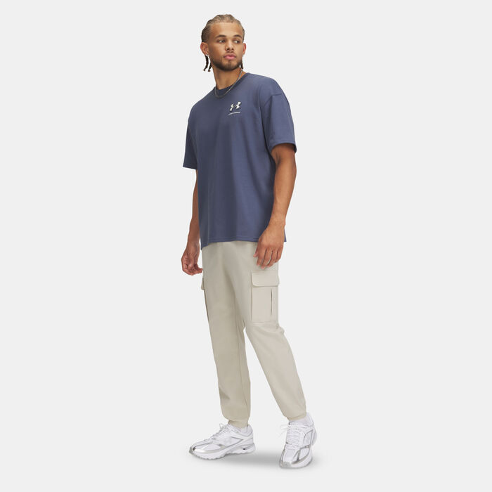 Under Armour Men's Vibe Woven Cargo Pants Beige Under Armour Men's Vibe Woven Cargo Pants Beige image number 2