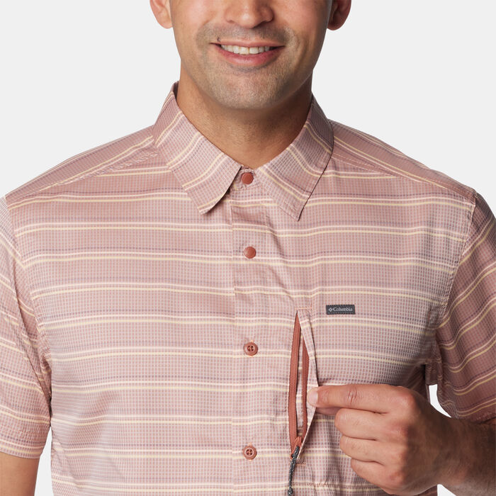 Columbia Men's Silver Ridge&trade; Utility Lite Novelty Shirt Pink image number 3