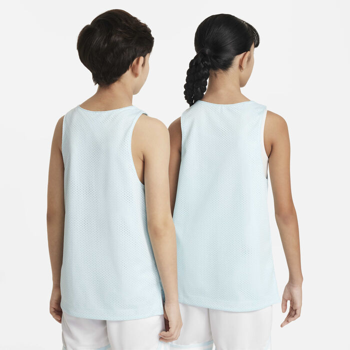 Nike Kids' Culture of Basketball Reversible Jersey Blue image number 1