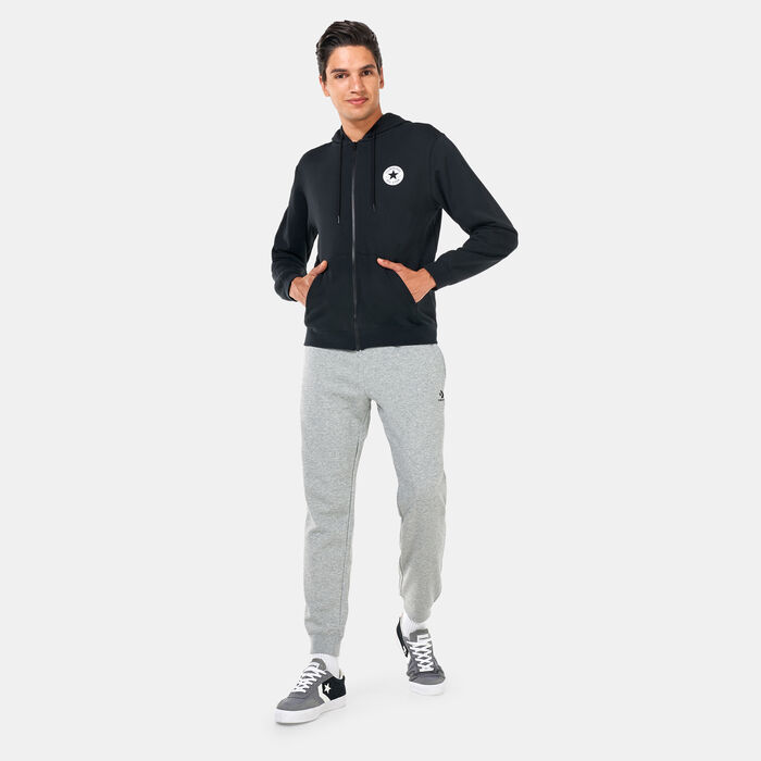 Converse Chuck Taylor All Star Logo Full-Zip Hoodie Black Converse Chuck Taylor All Star Logo Full-Zip Hoodie Black image number 2