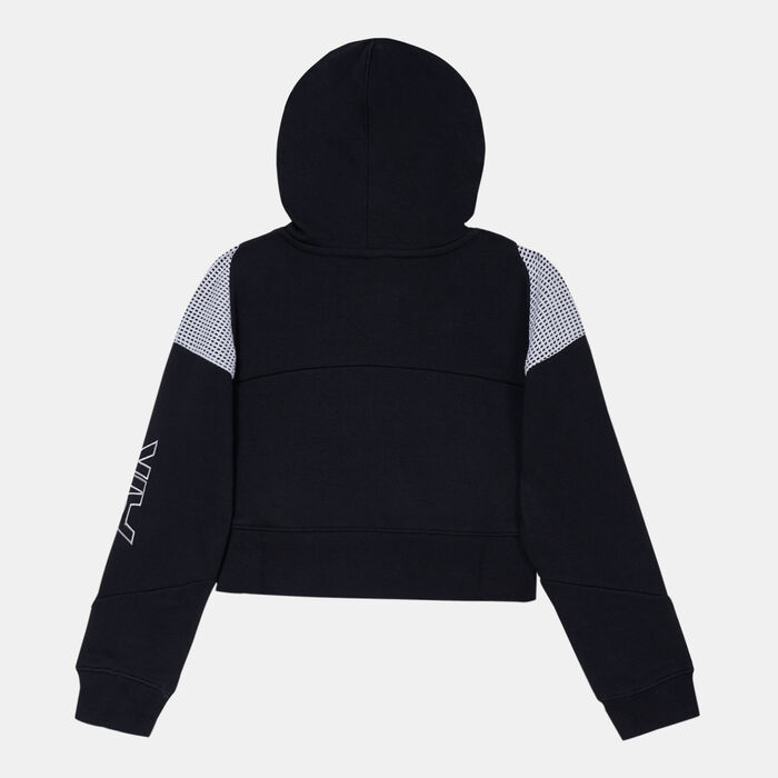 Nike Kids’ Air French Terry Full-Zip Hoodie (Older Kids) Black Nike Kids’ Air French Terry Full-Zip Hoodie (Older Kids) Black image number 1