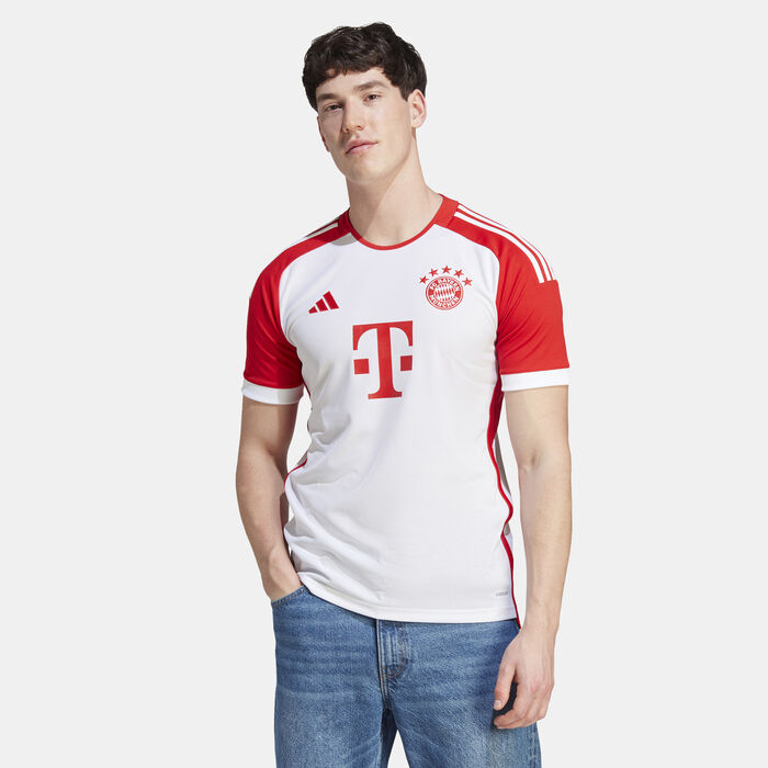 adidas Men's FC Bayern Munich Home Jersey - 2023/24 White image number 0