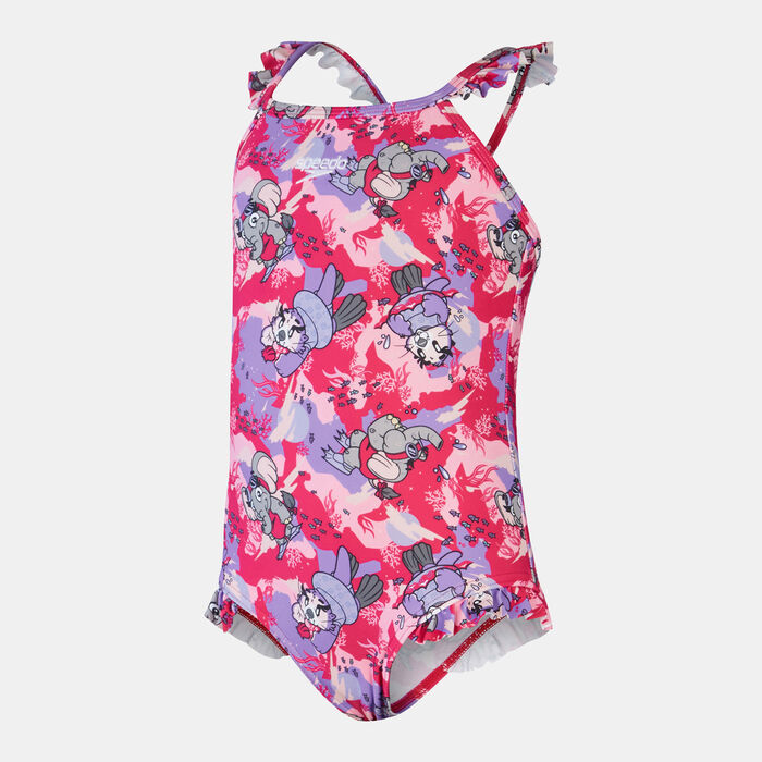 Speedo Kids' Learn to Swim Frill Thinstrap Swimsuit (Baby and Toddler) Pink Speedo Kids' Learn to Swim Frill Thinstrap Swimsuit (Baby and Toddler) Pink image number 0