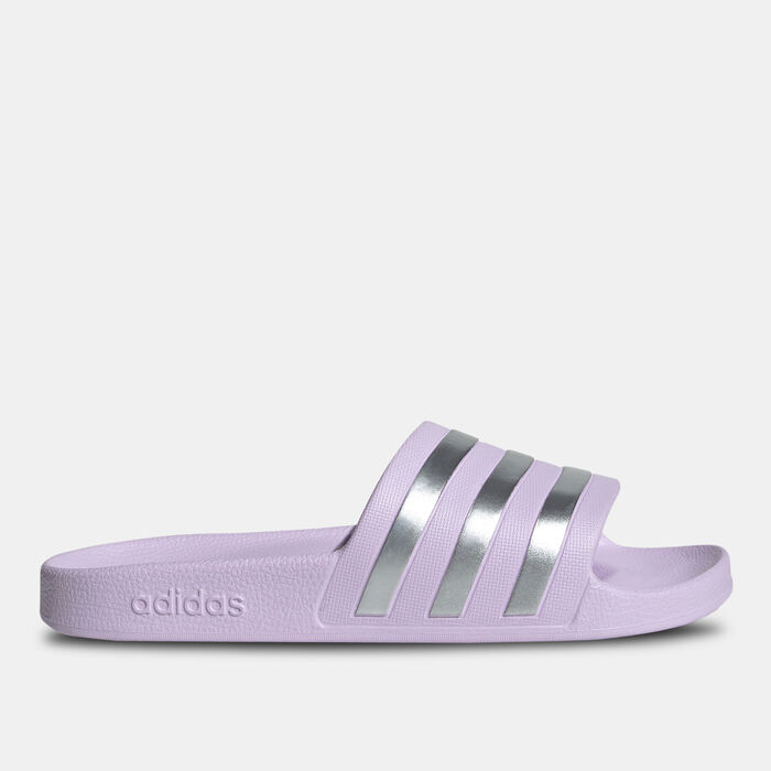 adidas Women's Adilette Aqua Slides Grey image number 0