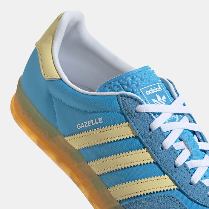 adidas Men's Gazelle Indoor Shoes Blue adidas Men's Gazelle Indoor Shoes Blue image number 5