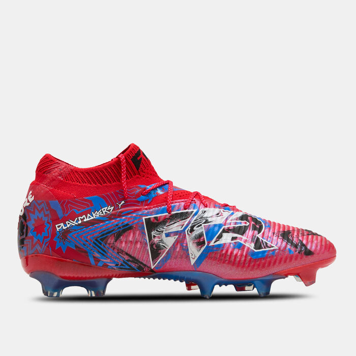 PUMA Kids' FUTURE 8 ULTIMATE PLAYMAKERS Firm Ground Football Shoes Red PUMA Kids' FUTURE 8 ULTIMATE PLAYMAKERS Firm Ground Football Shoes Red image number 0
