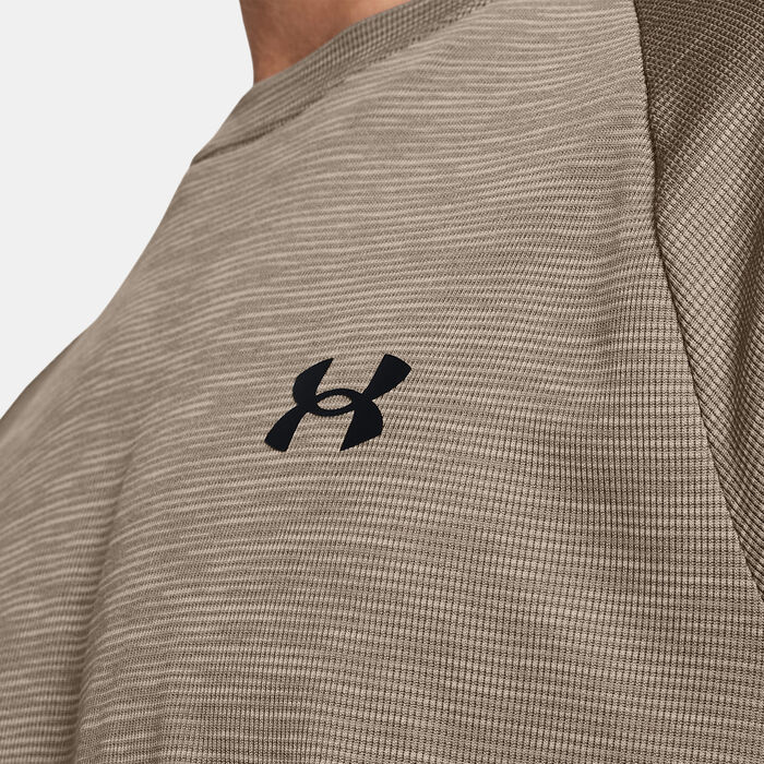Under Armour Men's UA Tech Textured T-Shirt Brown Under Armour Men's UA Tech Textured T-Shirt Brown image number 2