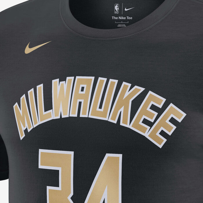 Nike Men's NBA Giannis Antetokounmpo Select Series T-Shirt Black Nike Men's NBA Giannis Antetokounmpo Select Series T-Shirt Black image number 2