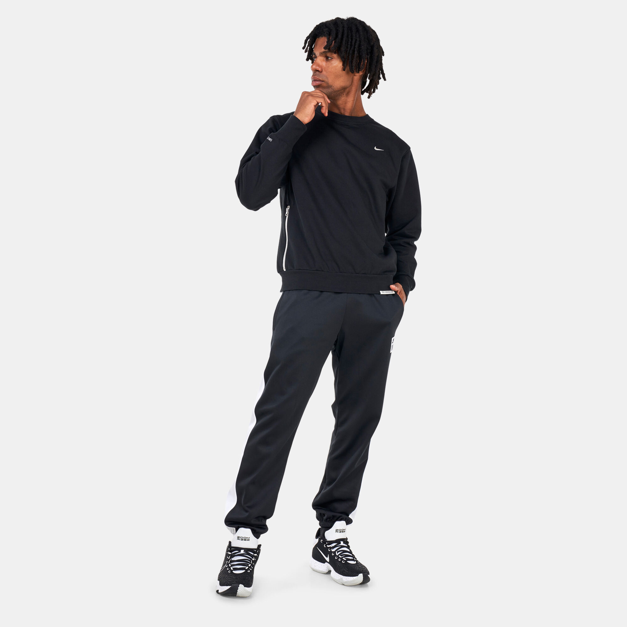 Buy Nike Men s Therma FIT Starting 5 Basketball Fleece Pants Black